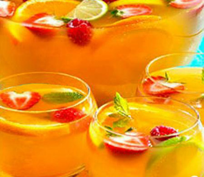 рецепт фруктового пунша