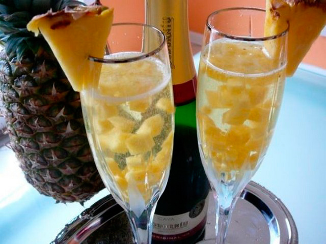 ананасы в шампанском рецепт
