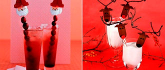 детские новогодние коктейли