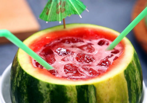 крюшон в арбузе