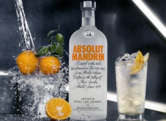 водка с имбирным элем и апельсином