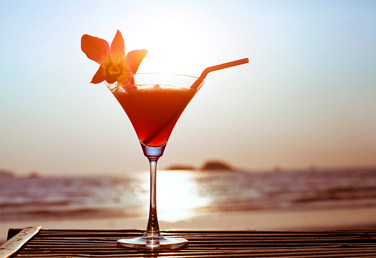 Коктейль на закате