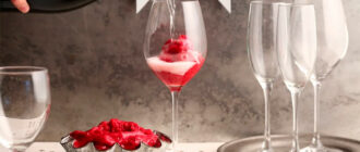 Сорбет с вином