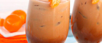 Кофейно-абрикосовый коктейль