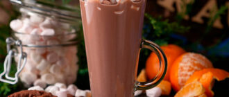 Коктейль зимний с зефиром