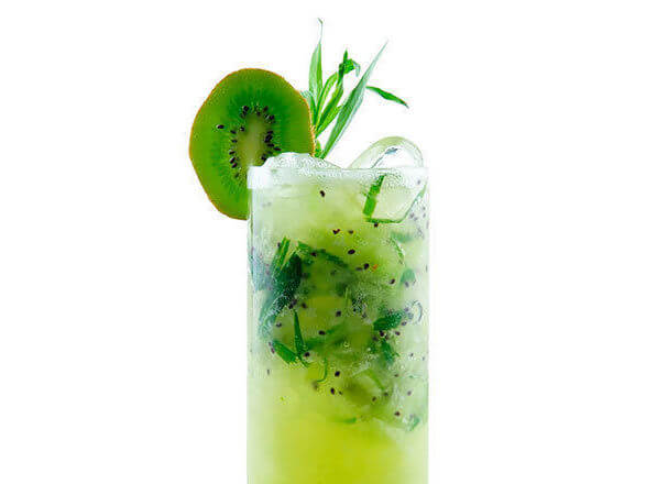 коктейль гео с лаймом и киви